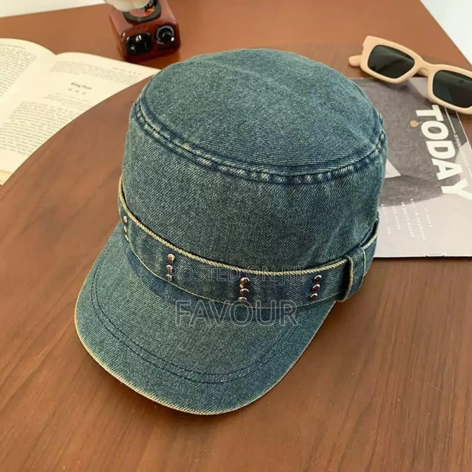 *Three Iron Demin Panel Caps | 