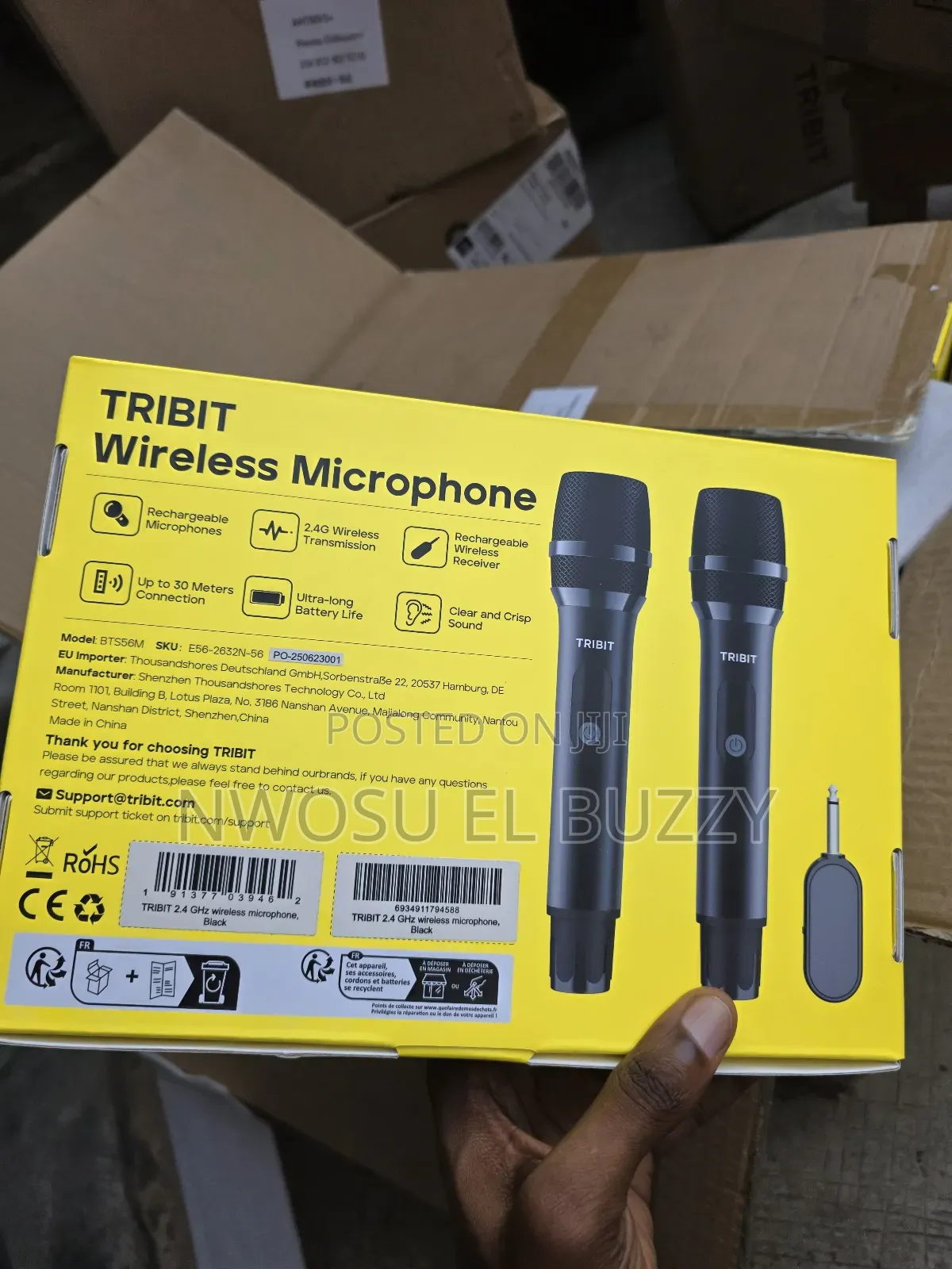 Tribit Bts56m Wireless Microphone System