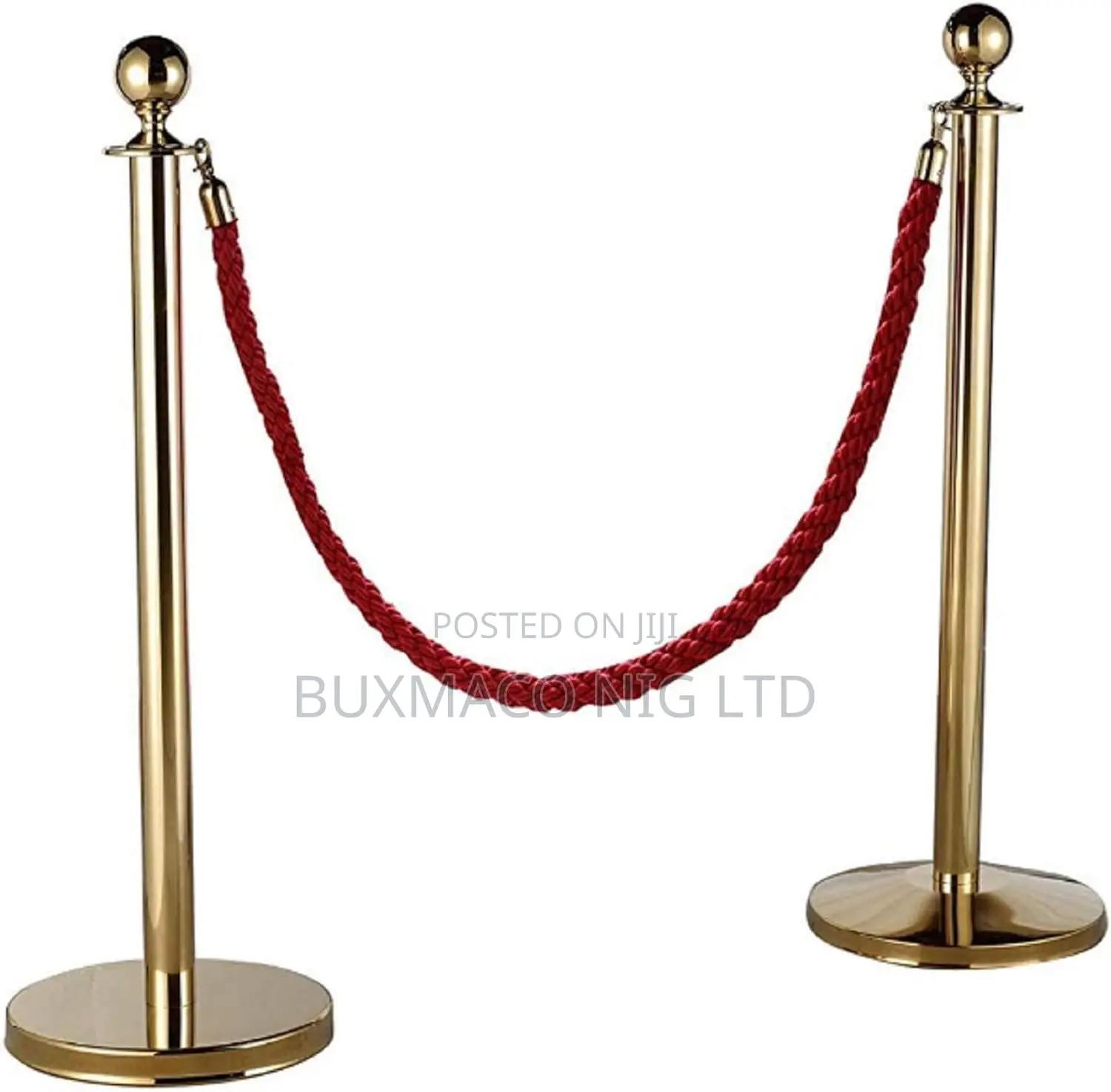 Gold Stanchion Barriers Crowd Control