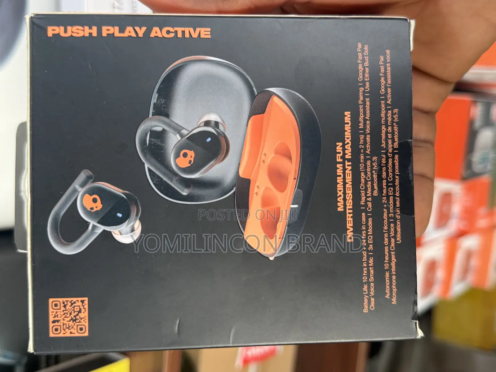 Skull Candy Push Play Active - Black