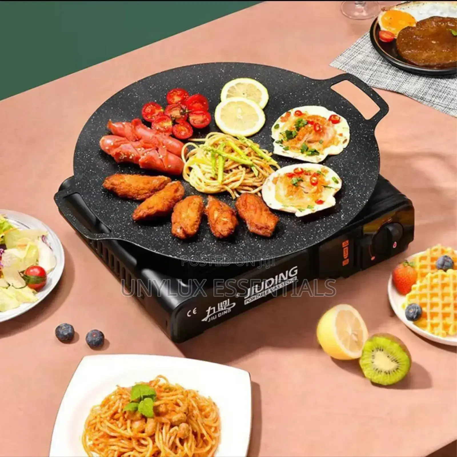 Anti-Stick Multi-Purpose Barbecue Cooking Plate