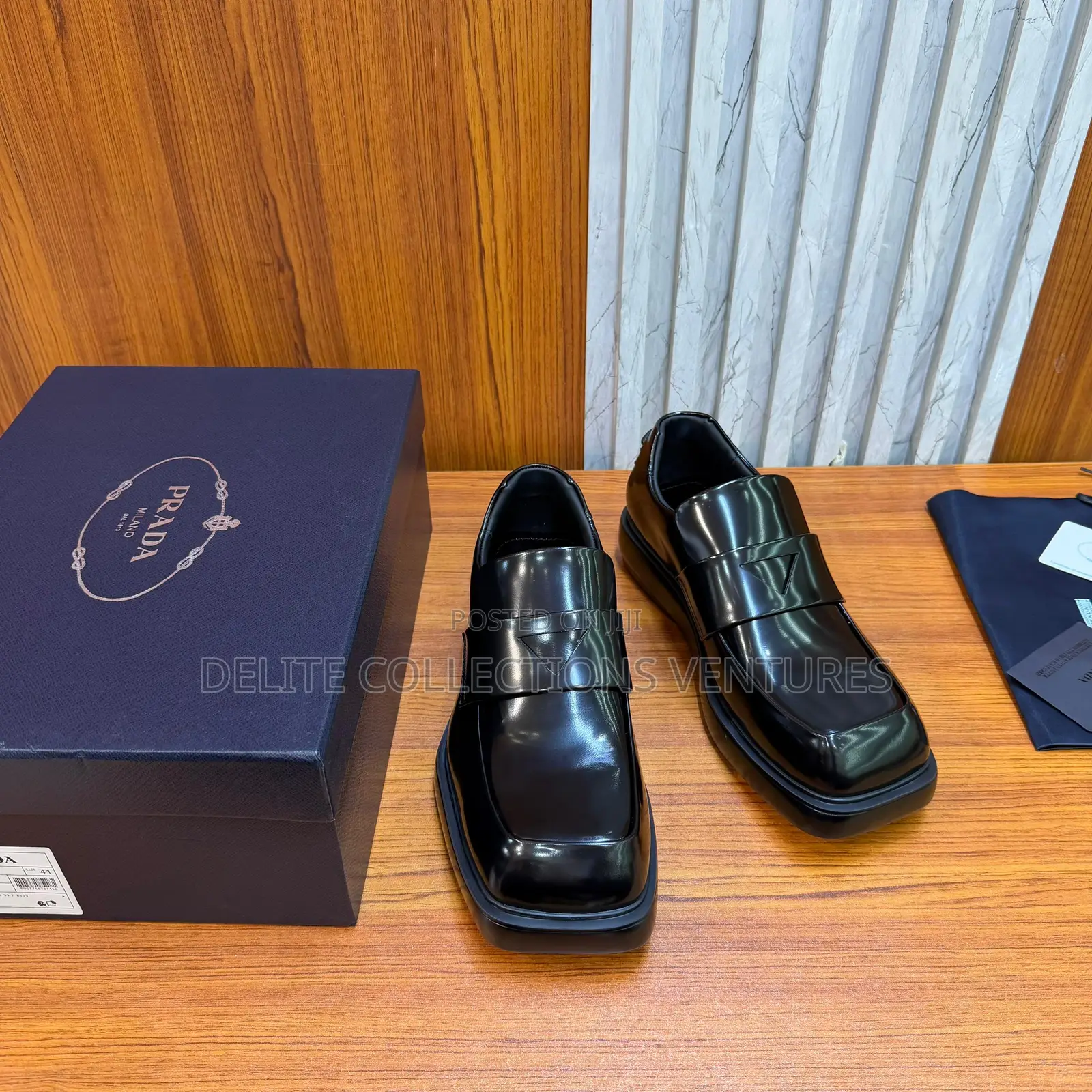 Luxury Update  Prada Men’S Brushed Leather Loafers.