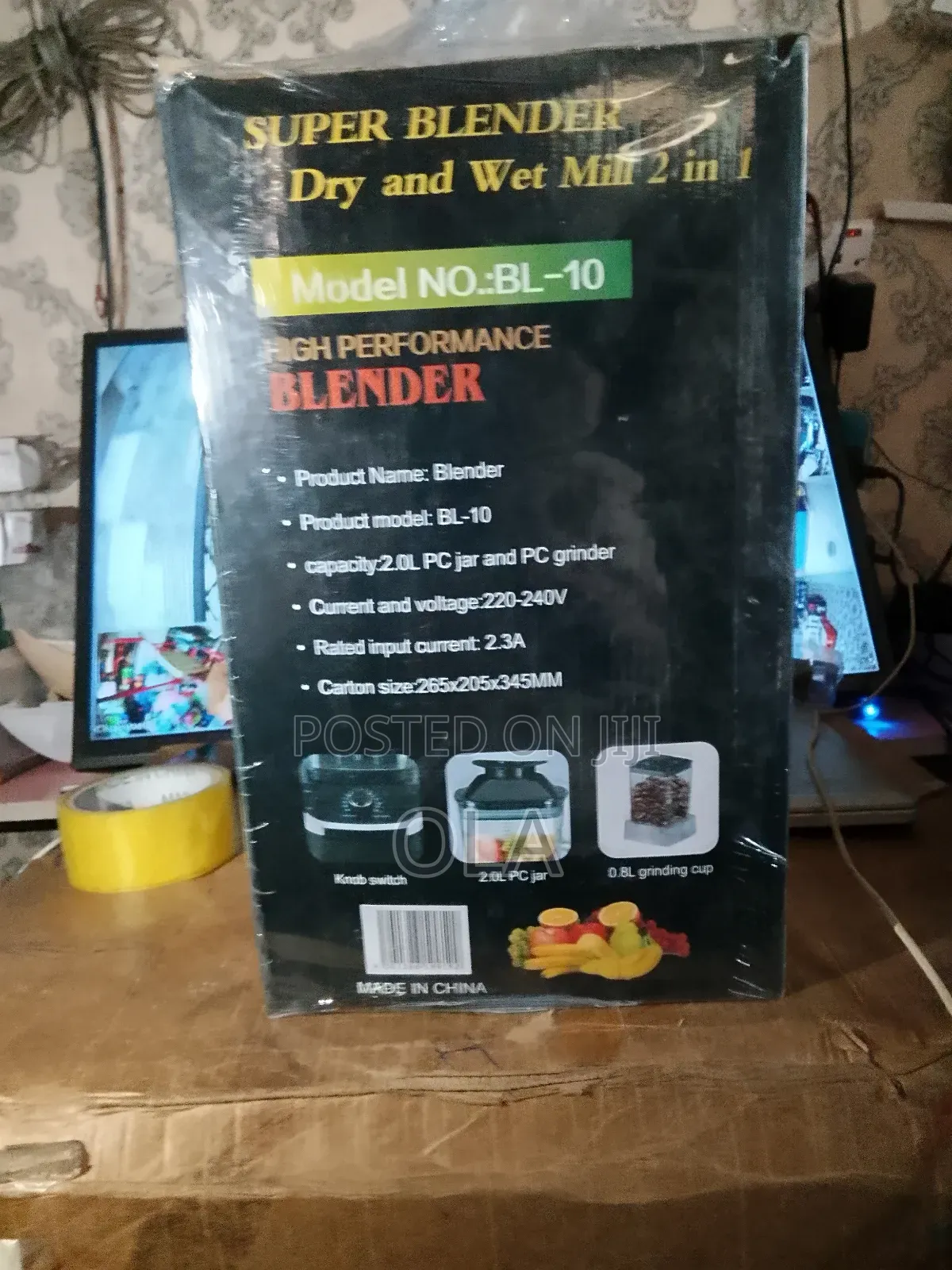 Jd SMP High-Performance Blender - 1200w Heavy Duty (Model Bl-10)