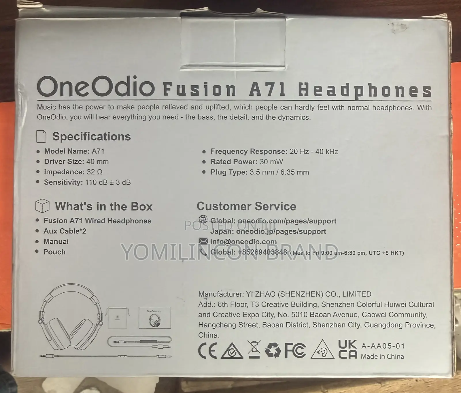 Oneodio Fusion A71 Headphones Music Has the Power