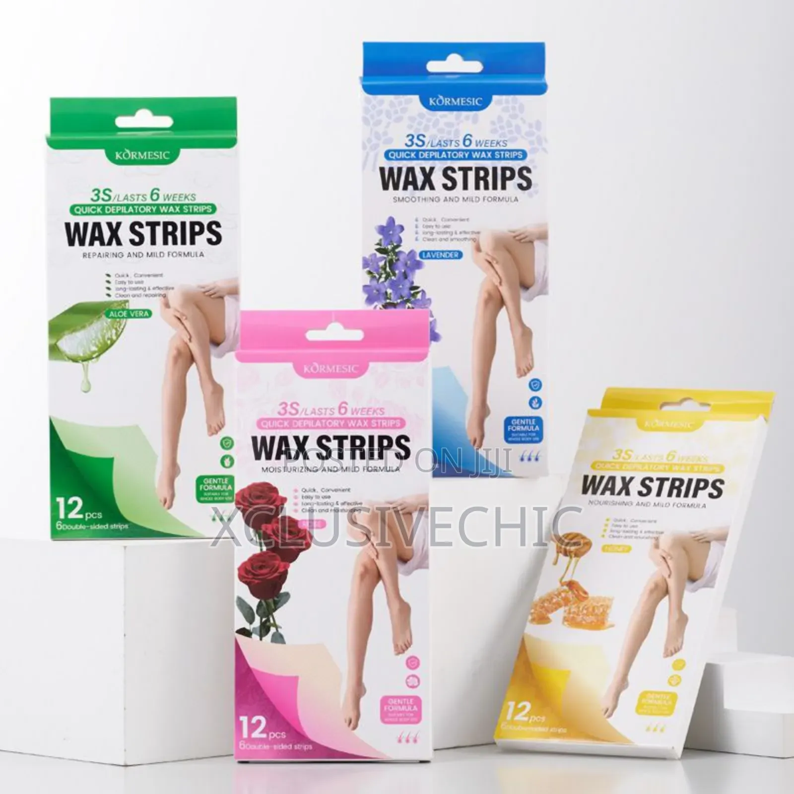 Kormesic Double-Sided Hair Removal Wax Strip-