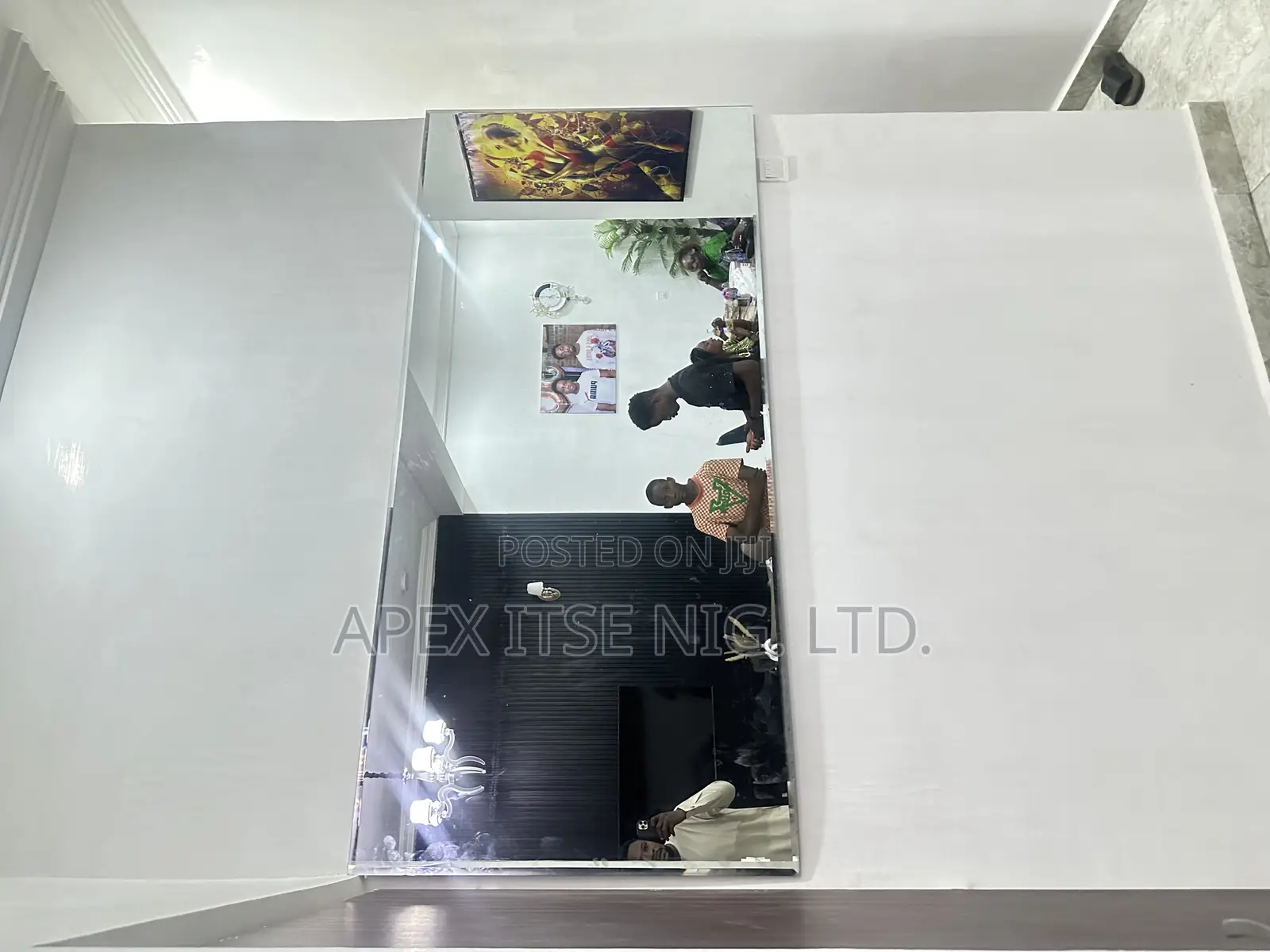 Large Wall Mirror Beveled