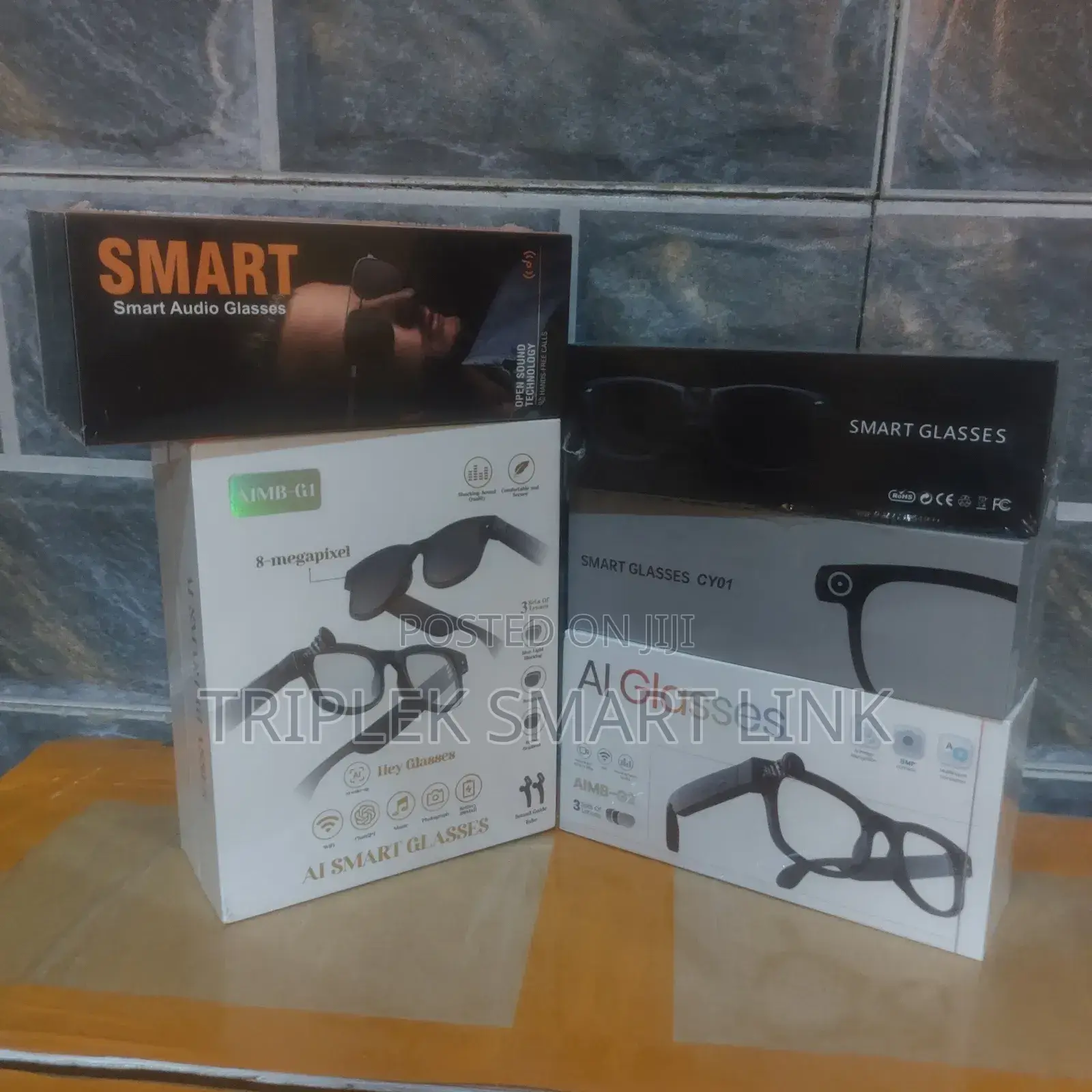 Smart Ai Eyeglasses With 8mp Camera, Video, Music Aimb G2, Cy01 Etc