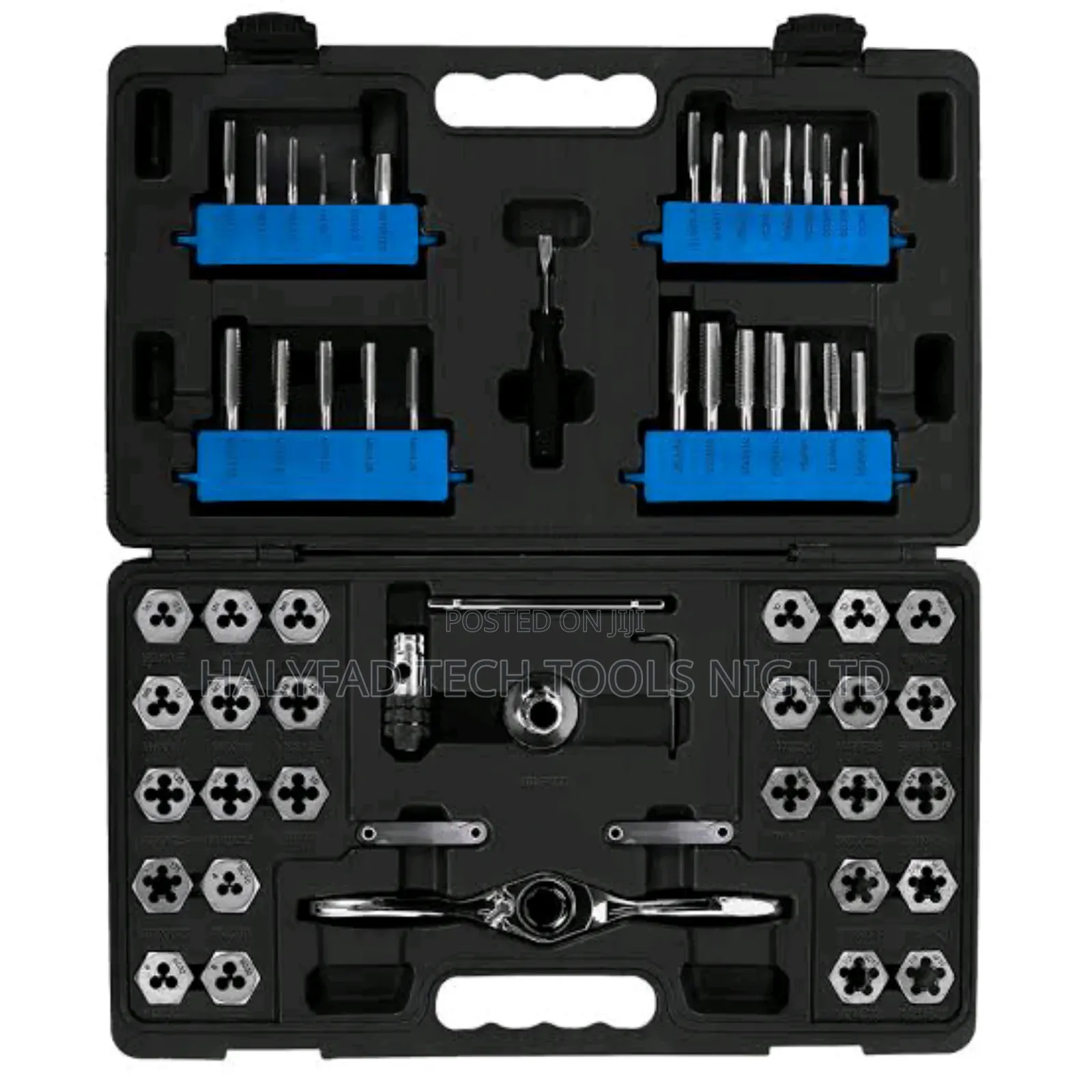 62 PCS Tap and Die Set Unc/Unf/Metric