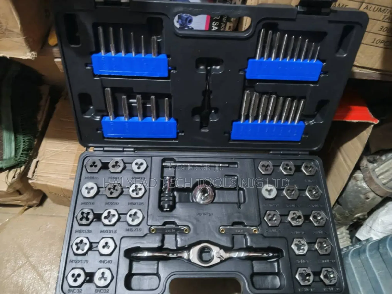62 PCS Tap and Die Set Unc/Unf/Metric