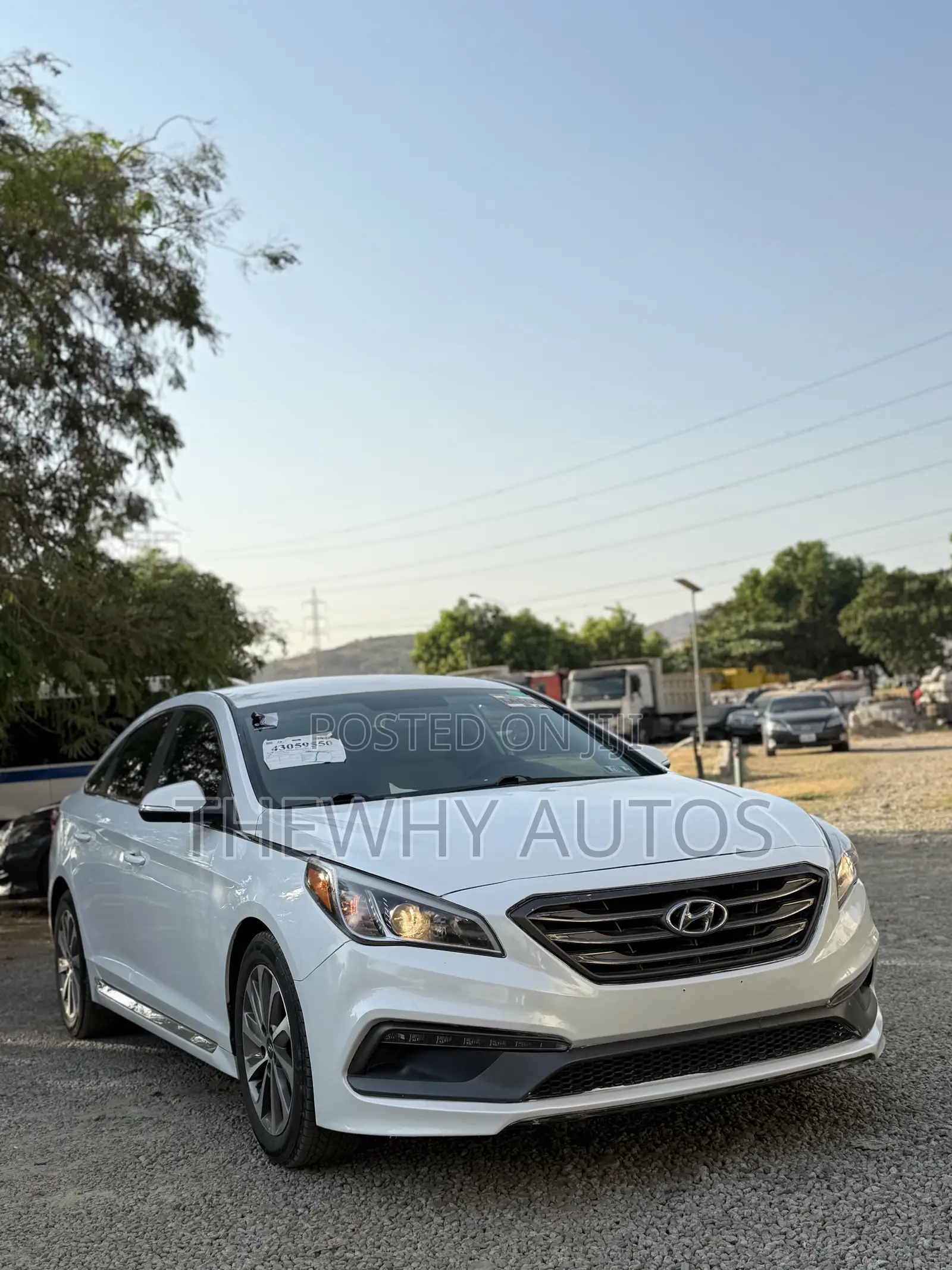Hyundai Sonata Eco 4dr Sedan (1.6L 4cyl Turbo 7AM) 2015 White