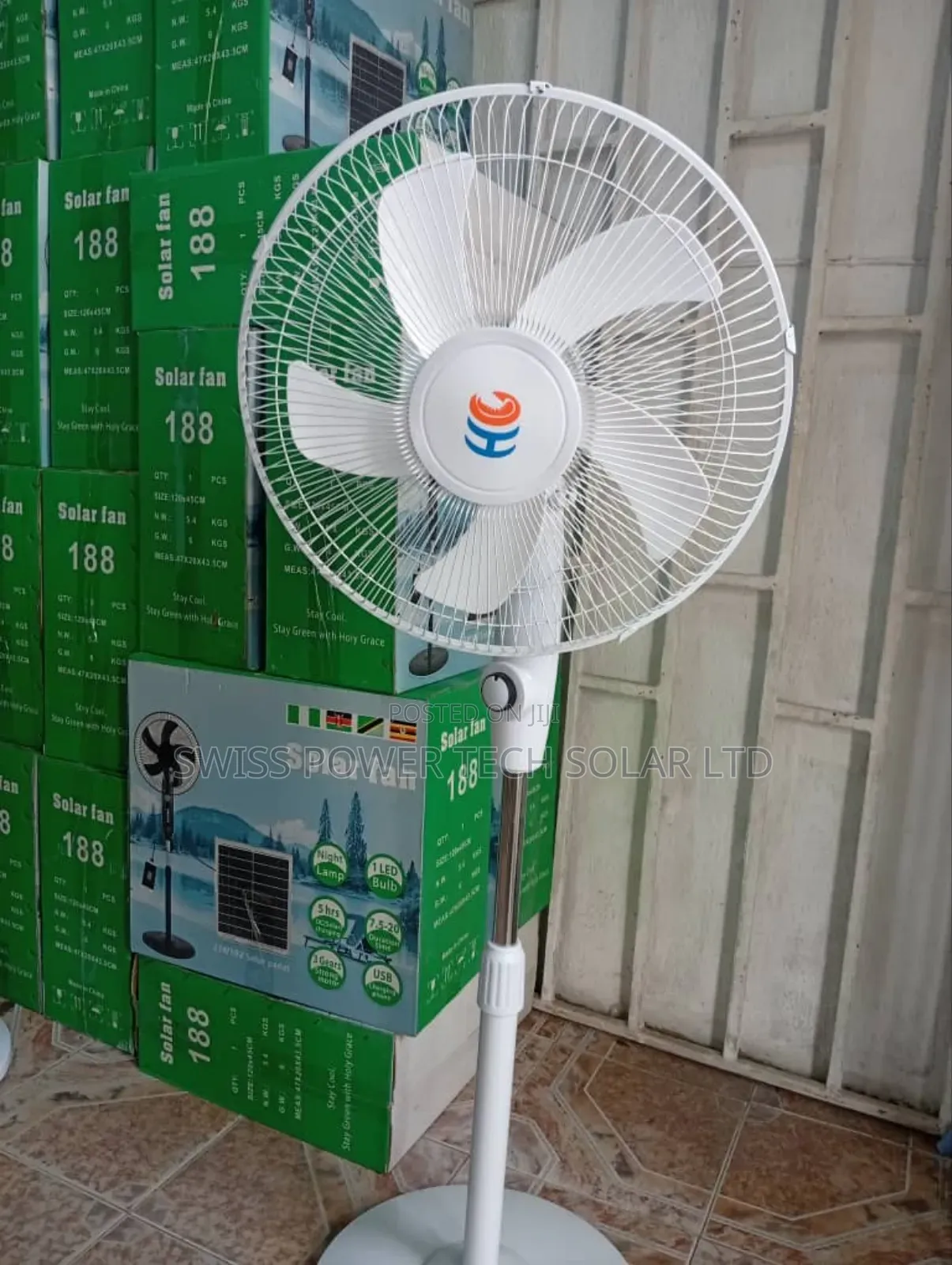 16inch Ac/Dc Solar Fan