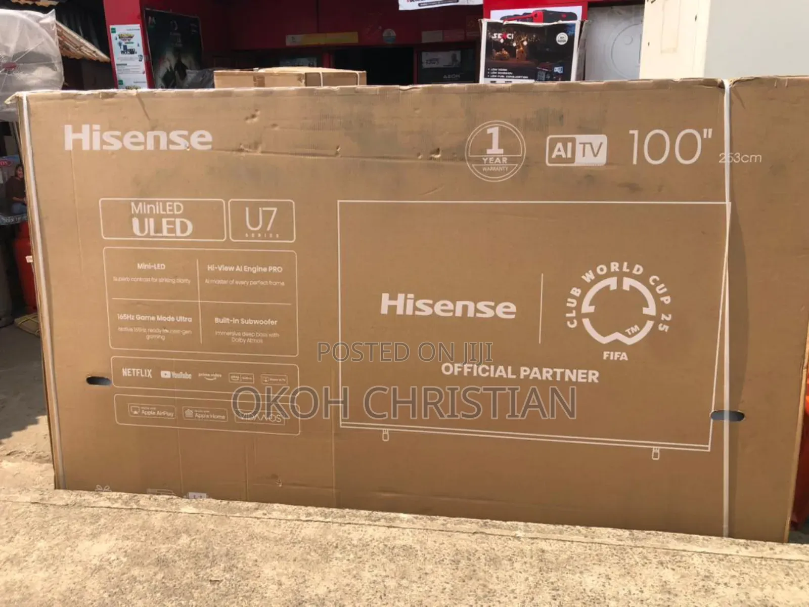 100" Hisene Start Television