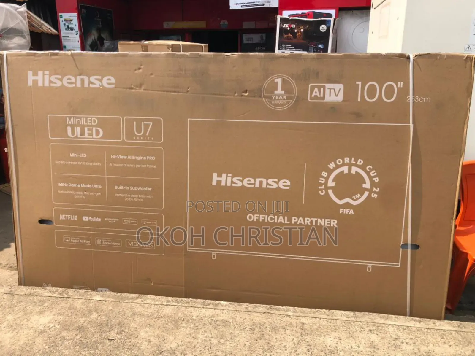 100" Hisene Start Television
