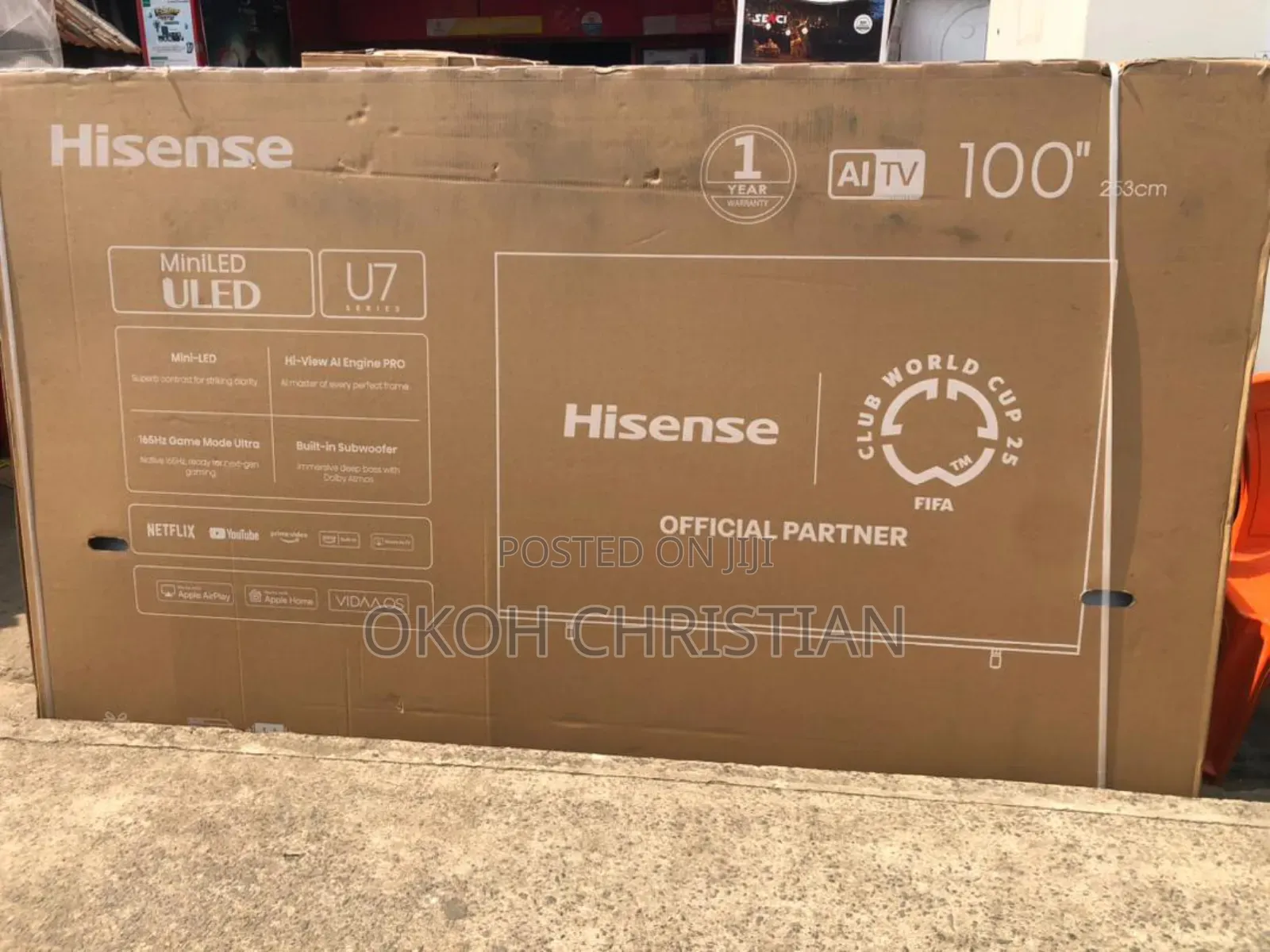 100" Hisene Start Television