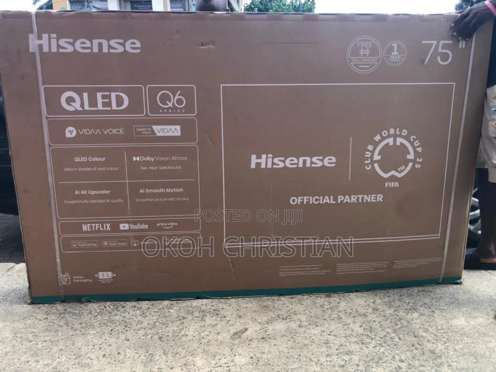 Qled 75" Hisene Start Television