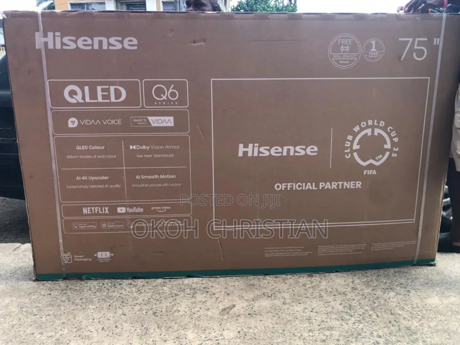 Qled 75" Hisene Start Television