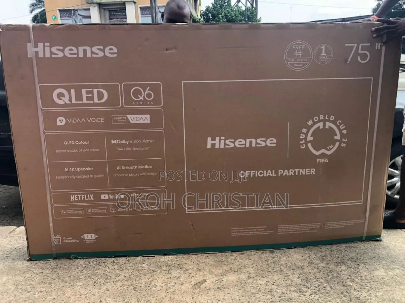 Qled 75" Hisene Start Television