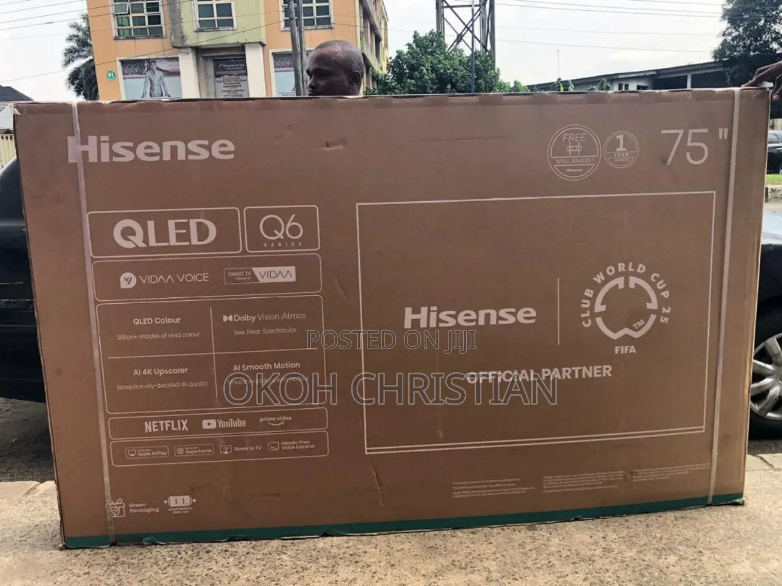 Qled 75" Hisene Start Television
