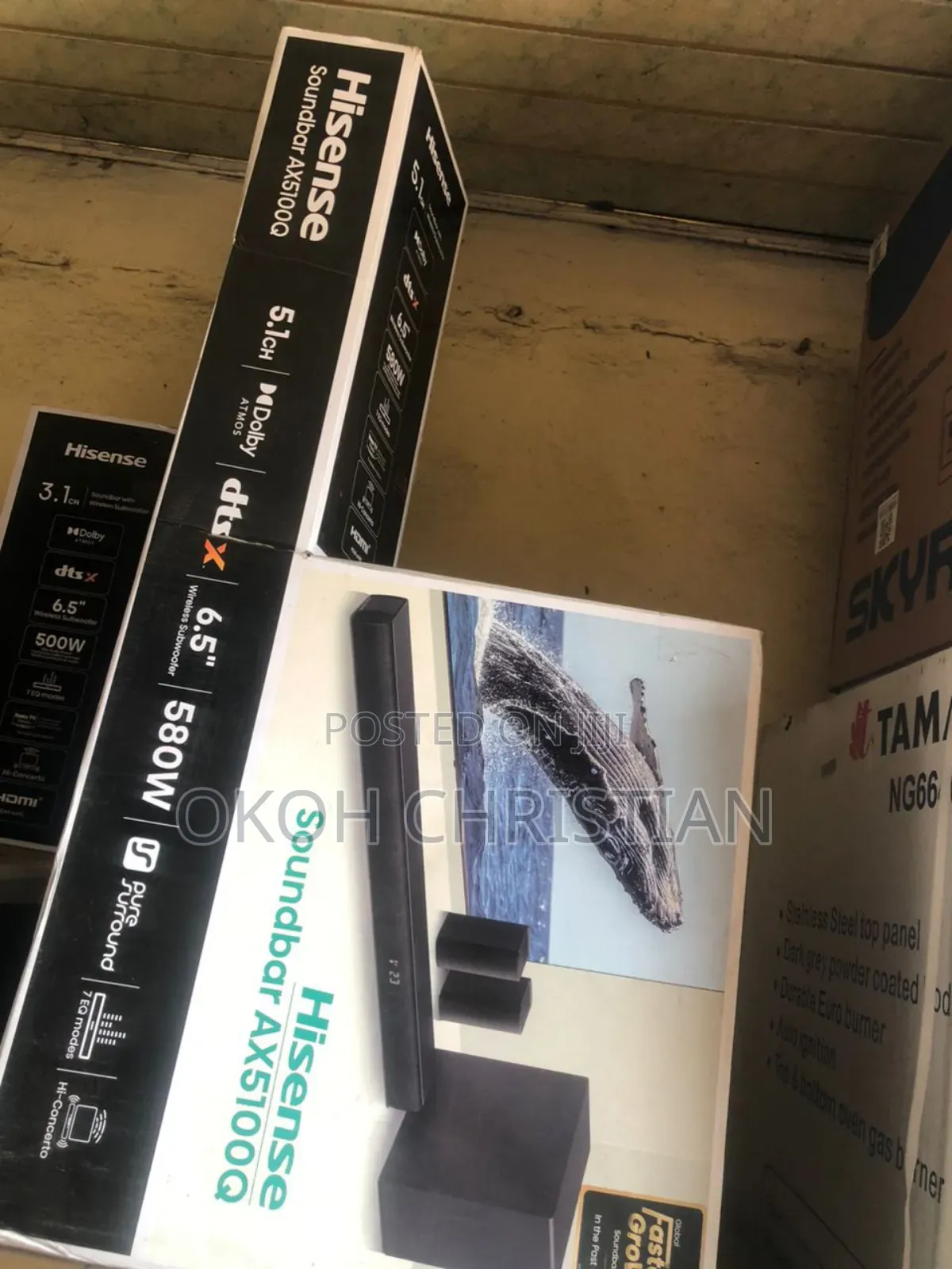 Hisene 580w Sounds Bar