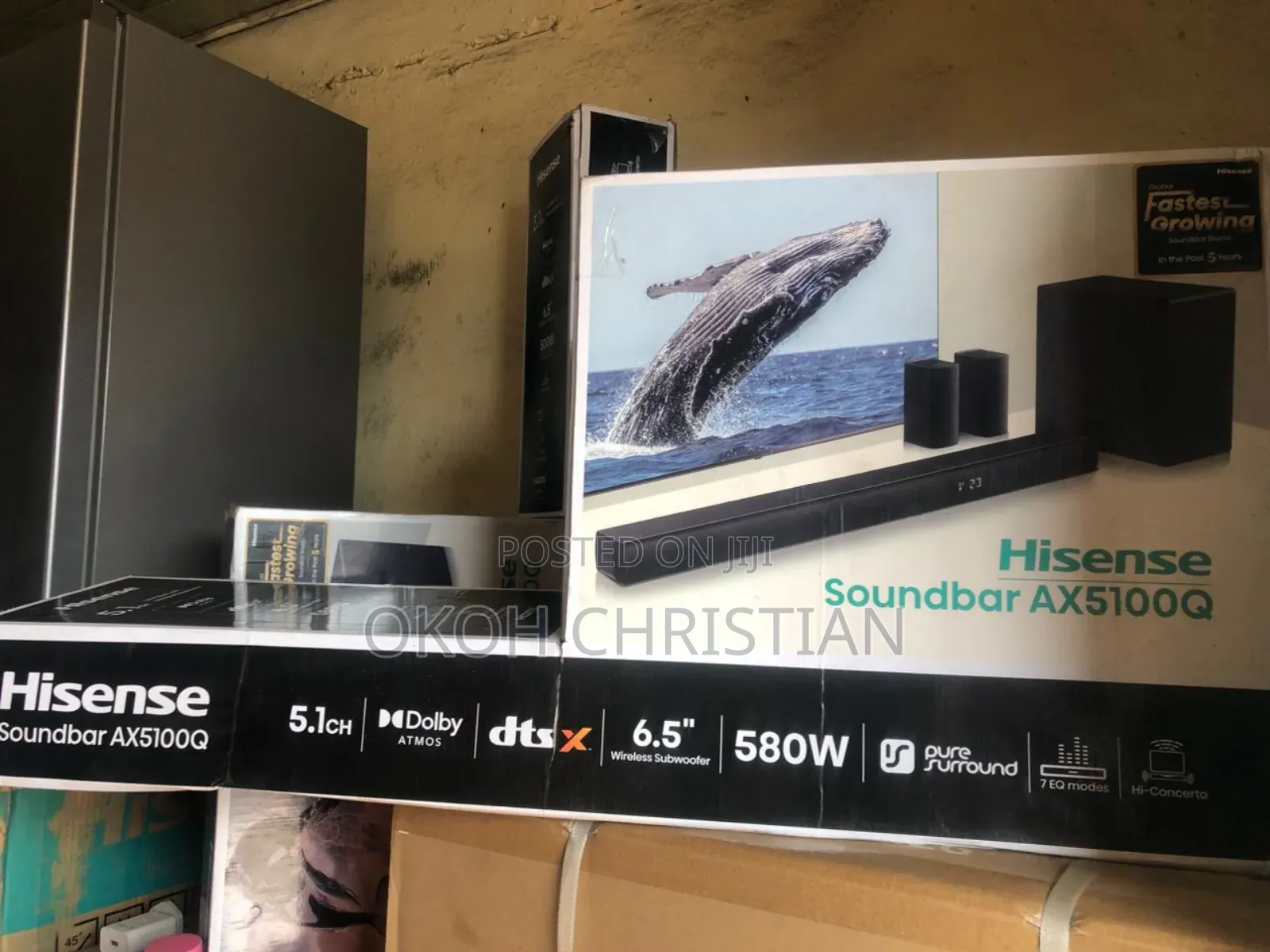 Hisene 580w Sounds Bar