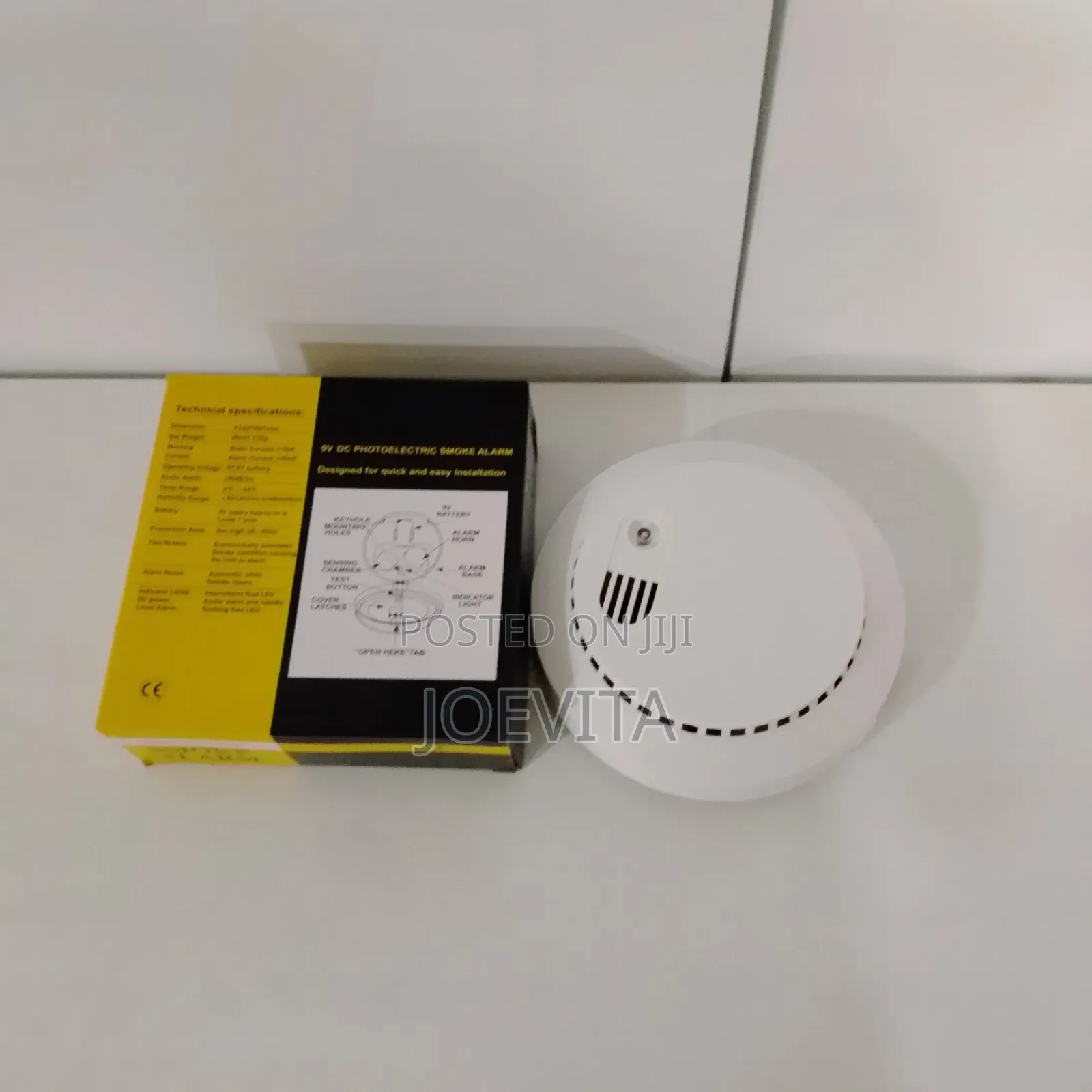 Standalone Battery Smoke Detector 9v