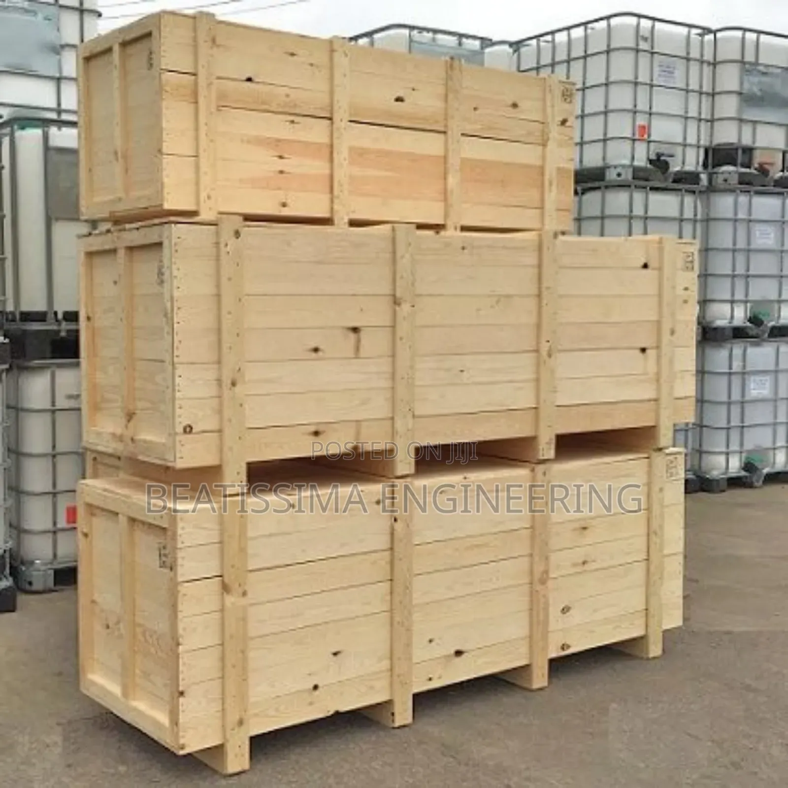 Wooden And Steel Crates For Packaging