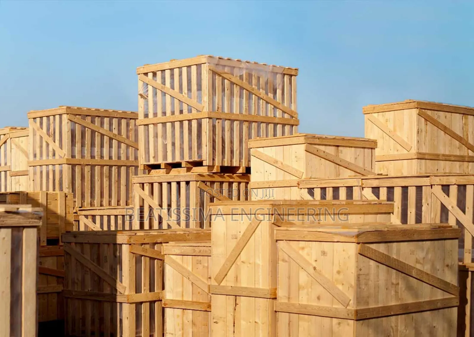 Wooden And Steel Crates For Packaging