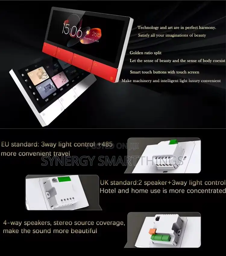 6inch Control Panel With 3 Gang Switch