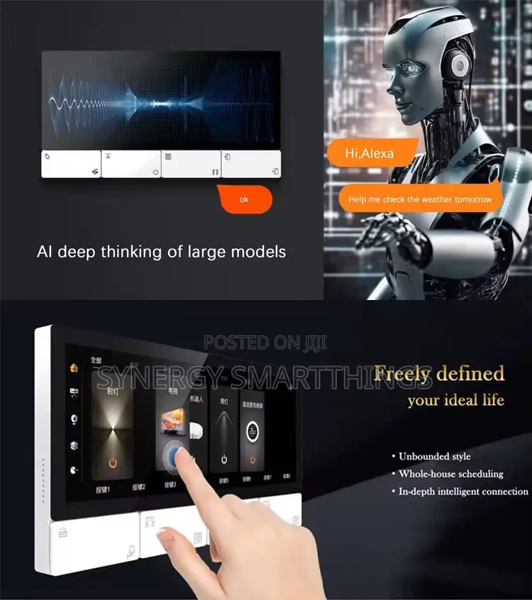 6inch Control Panel With 3 Gang Switch