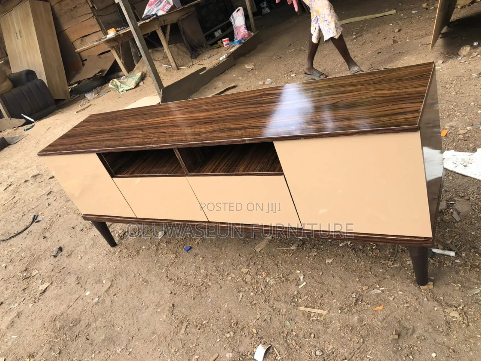 Tv Shelves With 4 Drawer by Oluwaseun Furniture