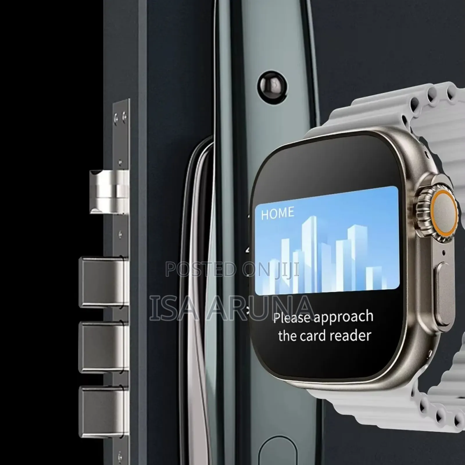 Ultramax Series 8 Titanium Gps Bluetooth Call Nfc Smartwatch