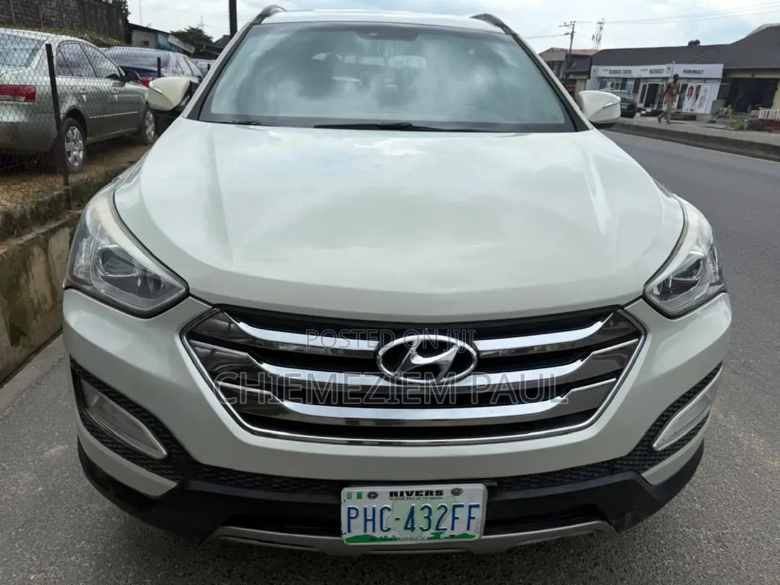 Hyundai Santa Fe Limited 4dr SUV AWD (3.3L 6cyl 6A) 2015 White