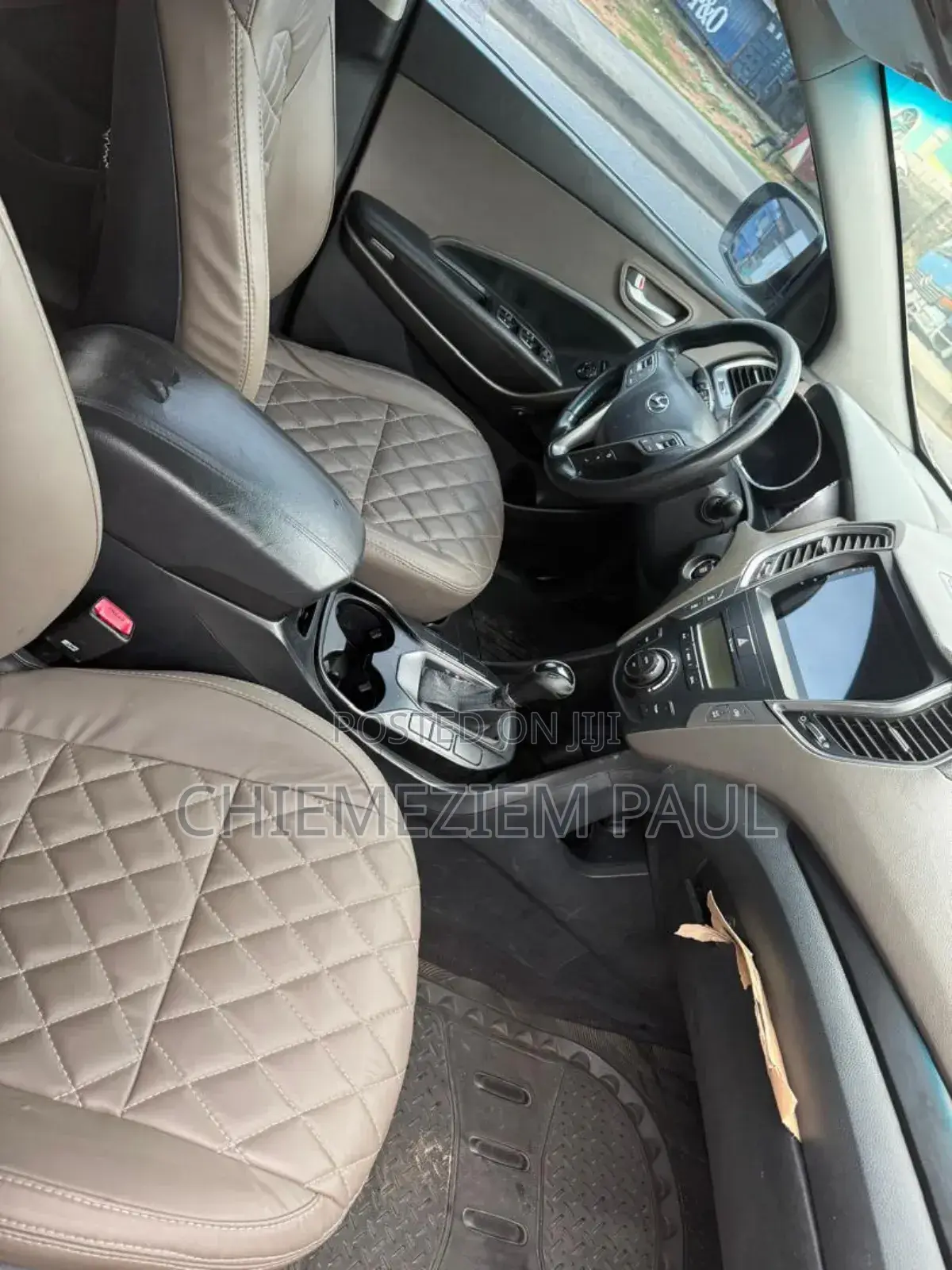 Hyundai Santa Fe Limited 4dr SUV AWD (3.3L 6cyl 6A) 2015 White