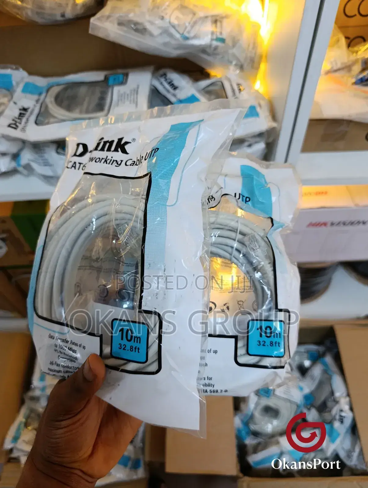 D-Link Cat 6 Lan Cable Patch Cord Rj45 Net Cable 5m/ 10m/ 15m/ 20m 30m