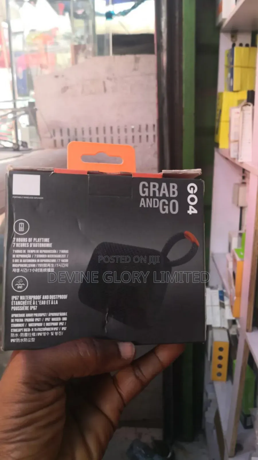 Cloned JBL Go 4 Portable Bluetooth Speaker – Ip67 Waterproof