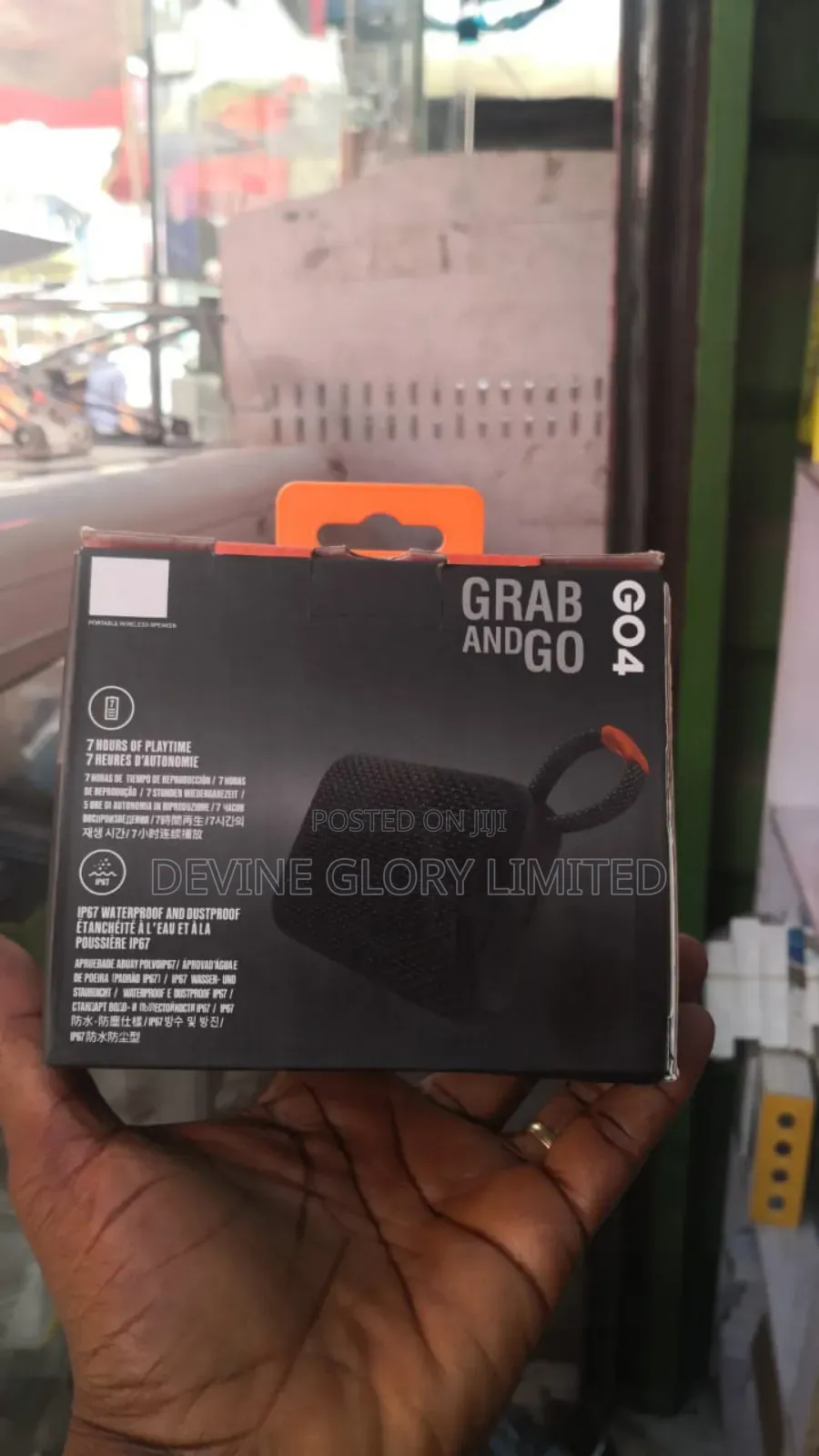 Cloned JBL Go 4 Portable Bluetooth Speaker – Ip67 Waterproof