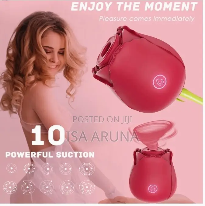 Rose Strong Vagina Vibrator Oral Sucking Clitoris Powerful Sex Toys