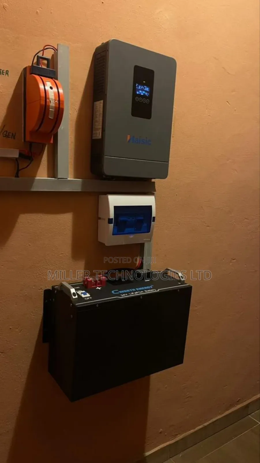 Haisic 4.2kva and Cworth Battery + Solar Panels Complete Installation