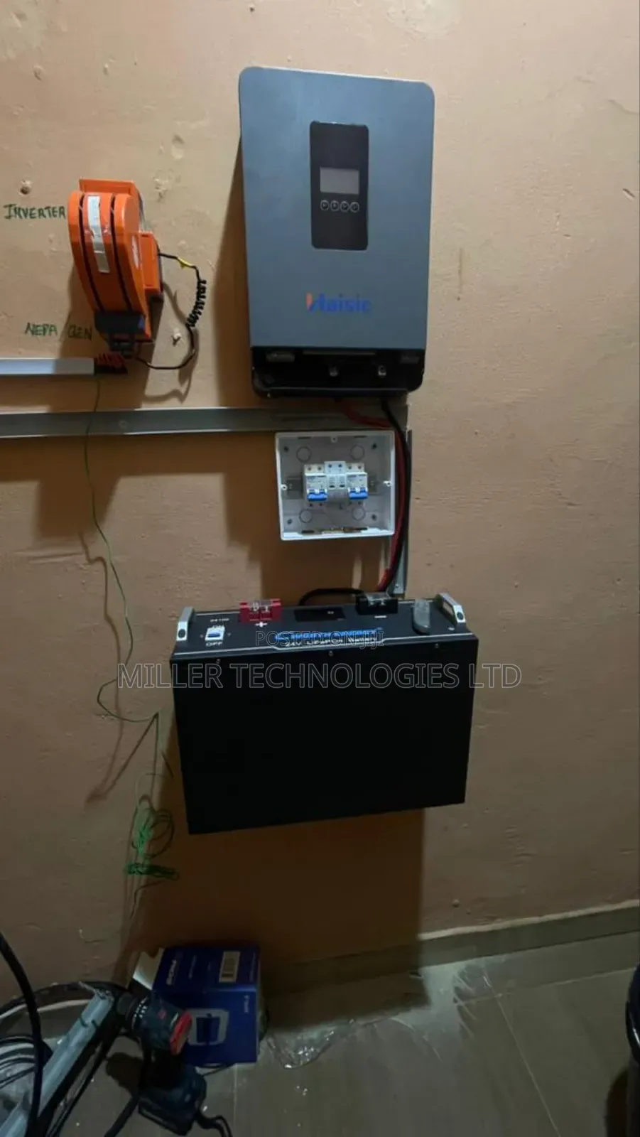 Haisic 4.2kva and Cworth Battery + Solar Panels Complete Installation