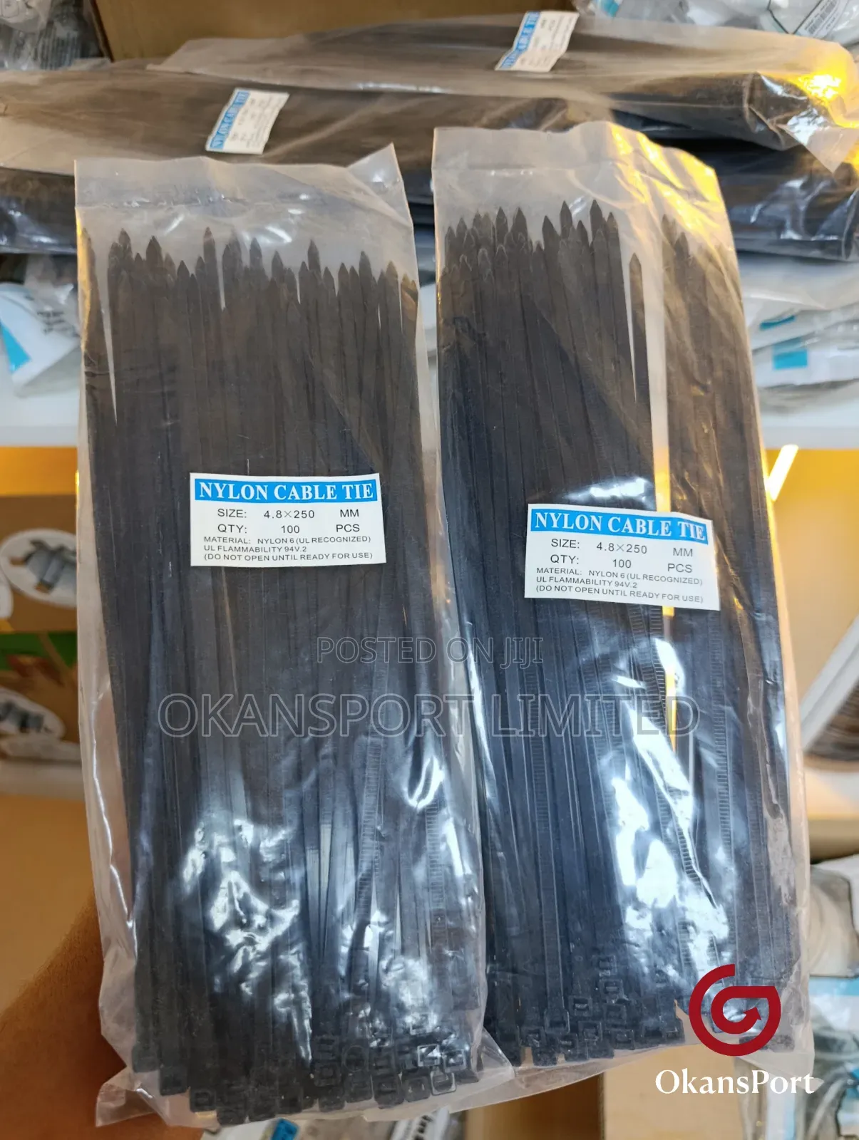 Cable Tie Nylon Zip Ties 250mm 300mm 500mm Heavy Duty Cable Management