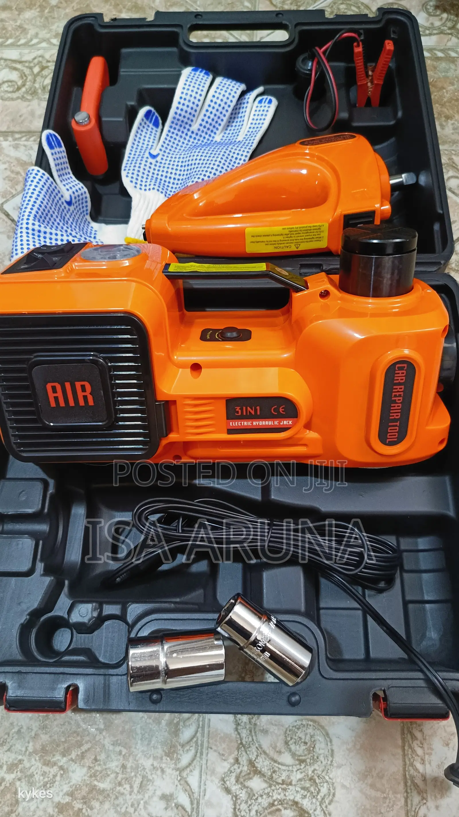 Effective 4 In1 Auto Electric Hydraulic Floor Jack Wrench