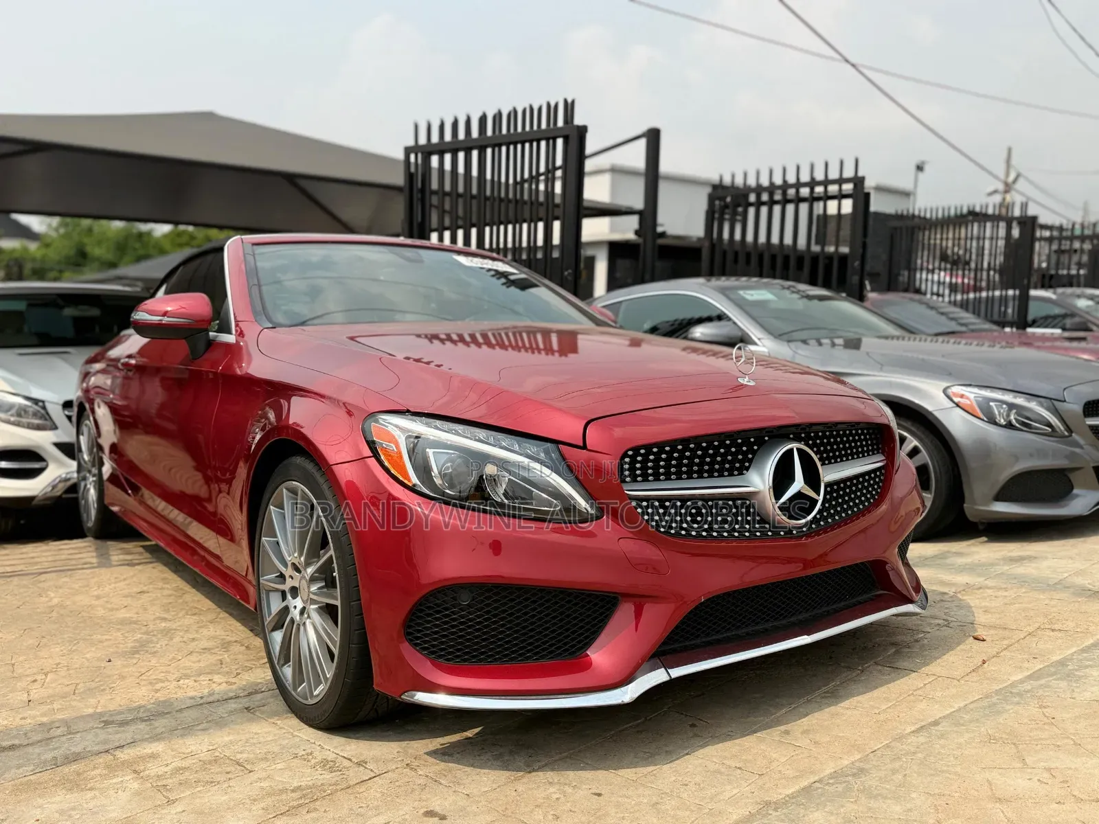 Mercedes-Benz C300 Base Coupe RWD (2.0L 4cyl 7A) 2017 Red