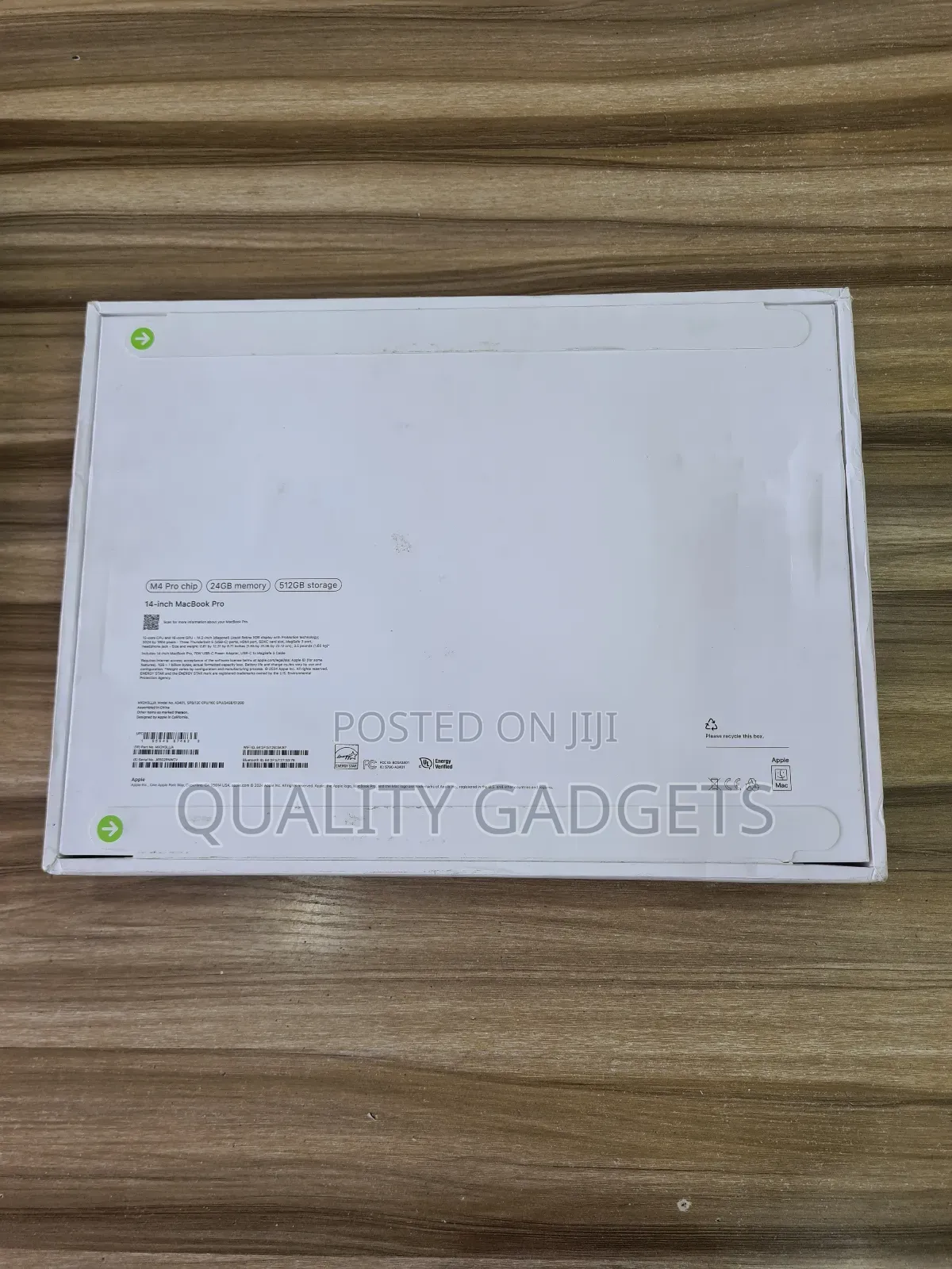 New Apple MacBook Pro 2024 M4 Pro 14-inch 24GB Apple M4 SSD 512GB