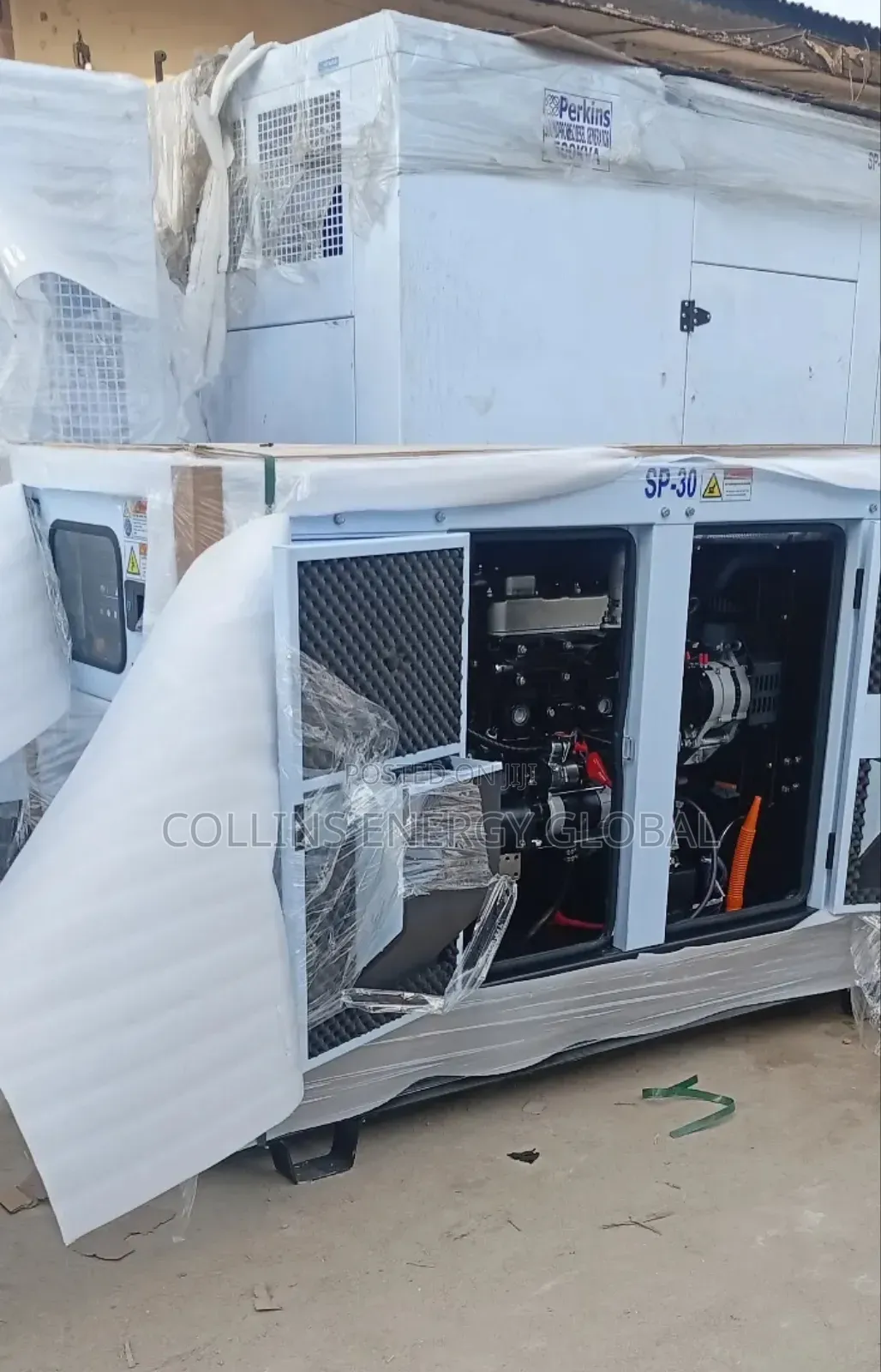 30kva Brand New Uk Perkins Soundproof Copper Coil Generator