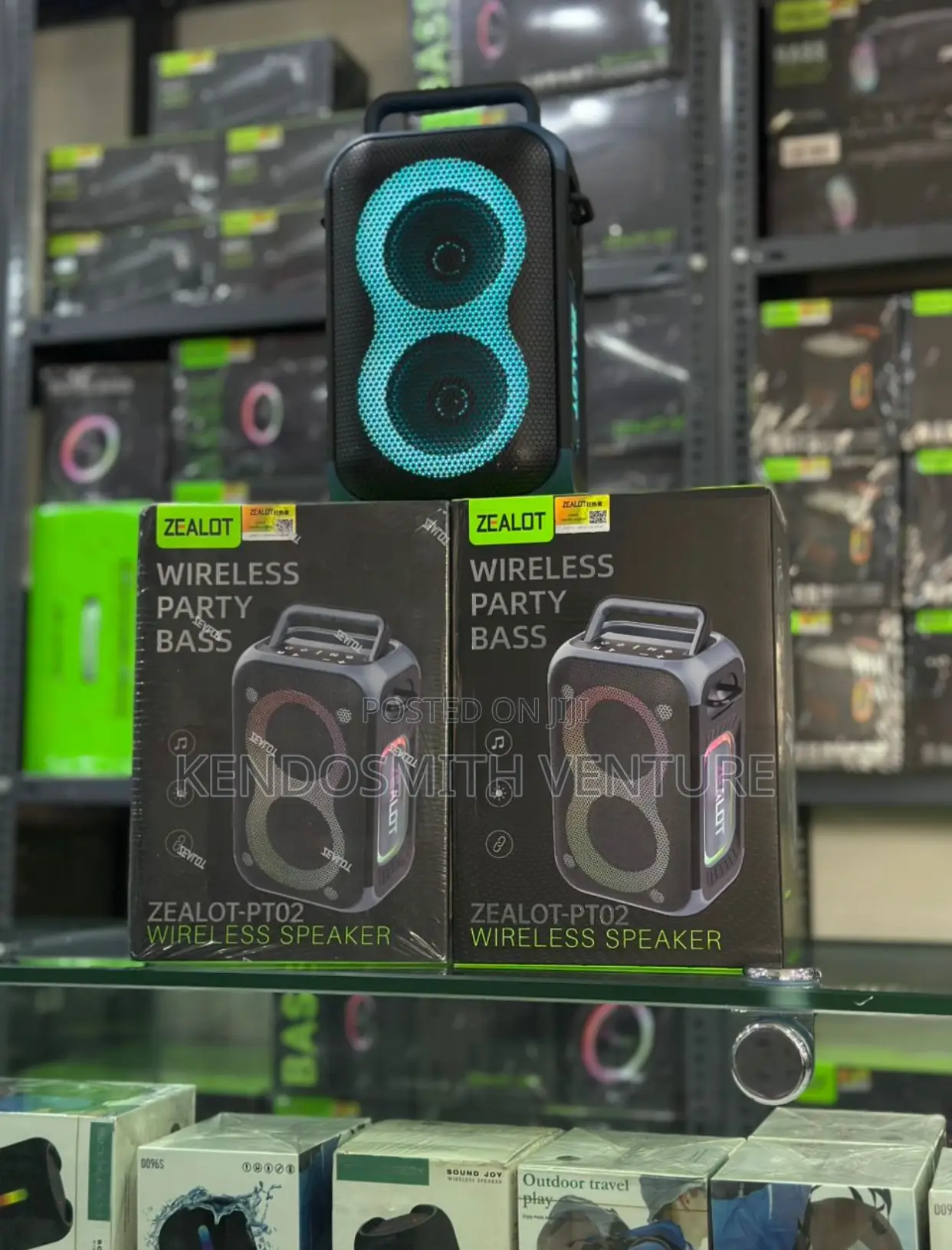  Zealot Pt02 Portable Bluetooth Speaker – 60w Powerful Sound 