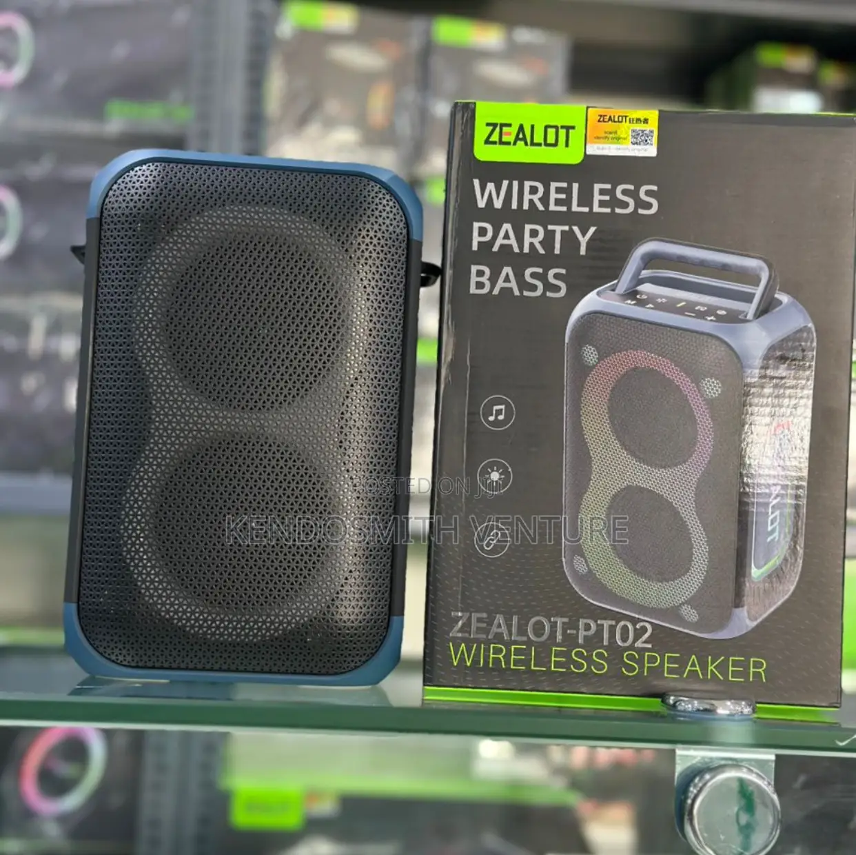  Zealot Pt02 Portable Bluetooth Speaker – 60w Powerful Sound 