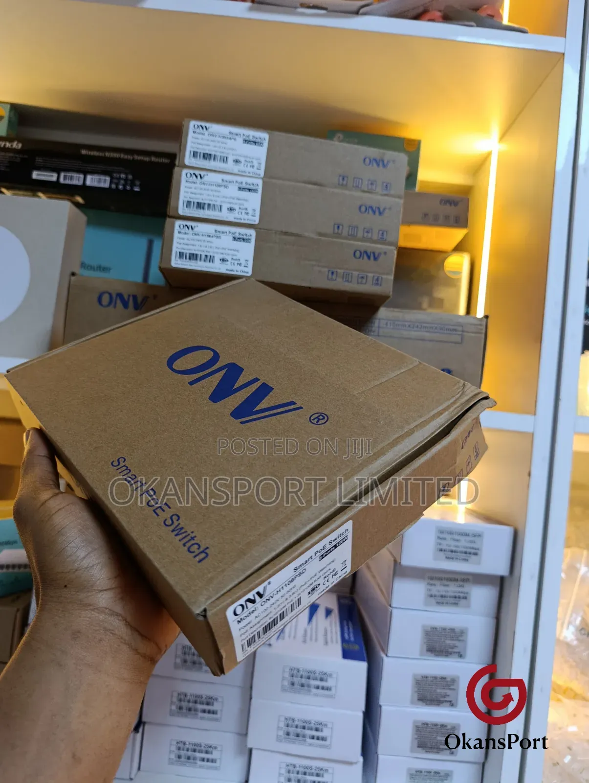 Onv Poe Switch 4 Port / 8 Port Gigabit Network Switch - Cctv, Rack