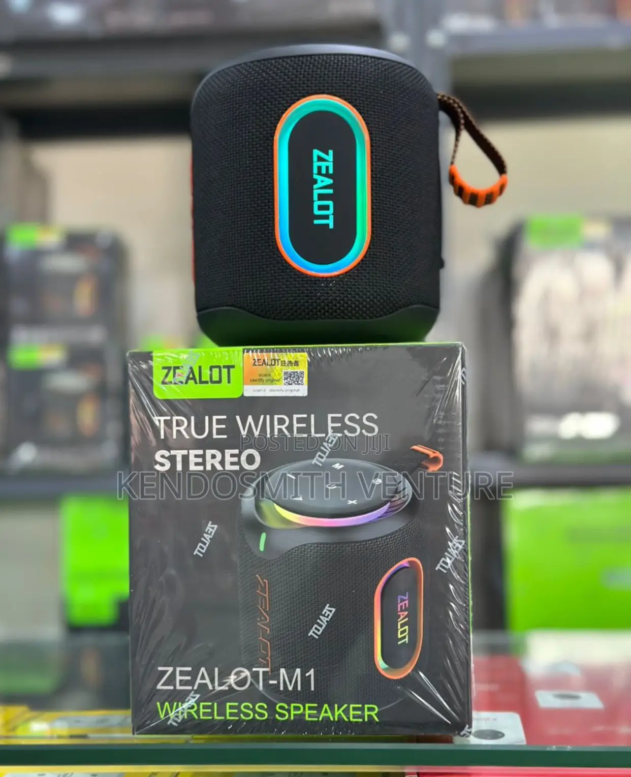 Zealot M1 30w Bluetooth Portable Speaker–Powerful Sound + RGB Lights