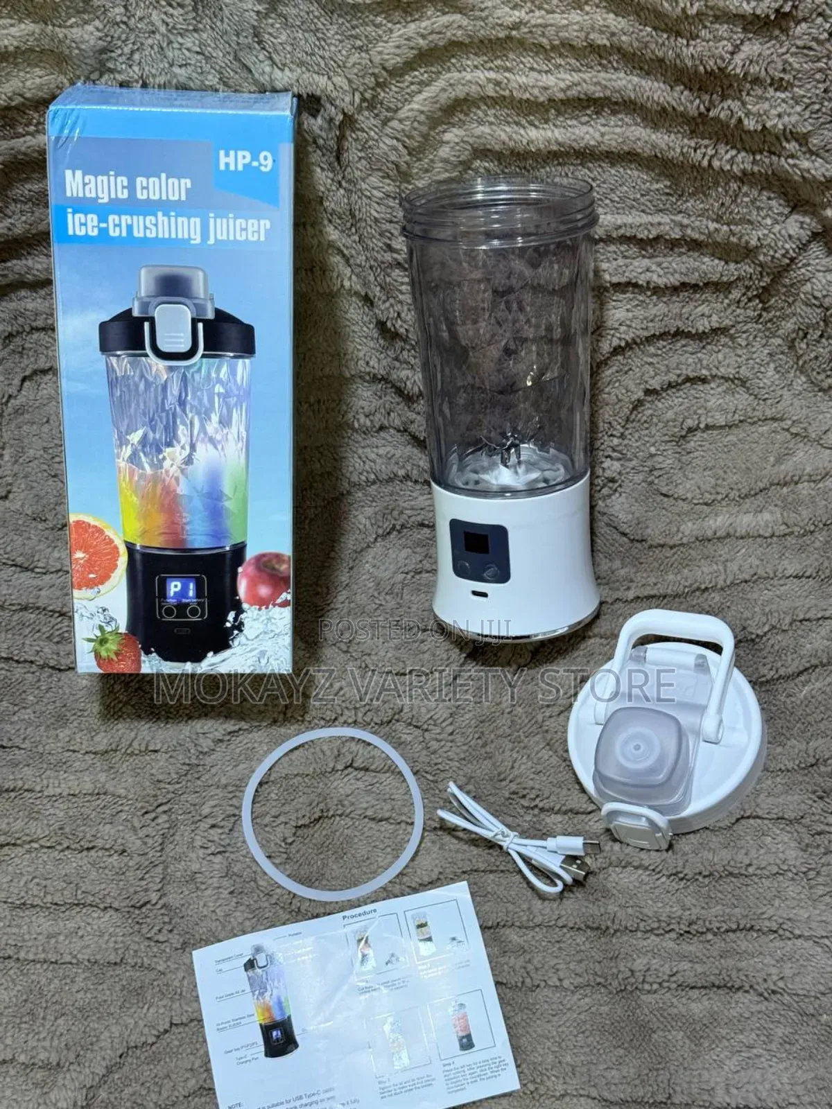 High Quality Colour-Changing Rechargeable Smoothie Maker