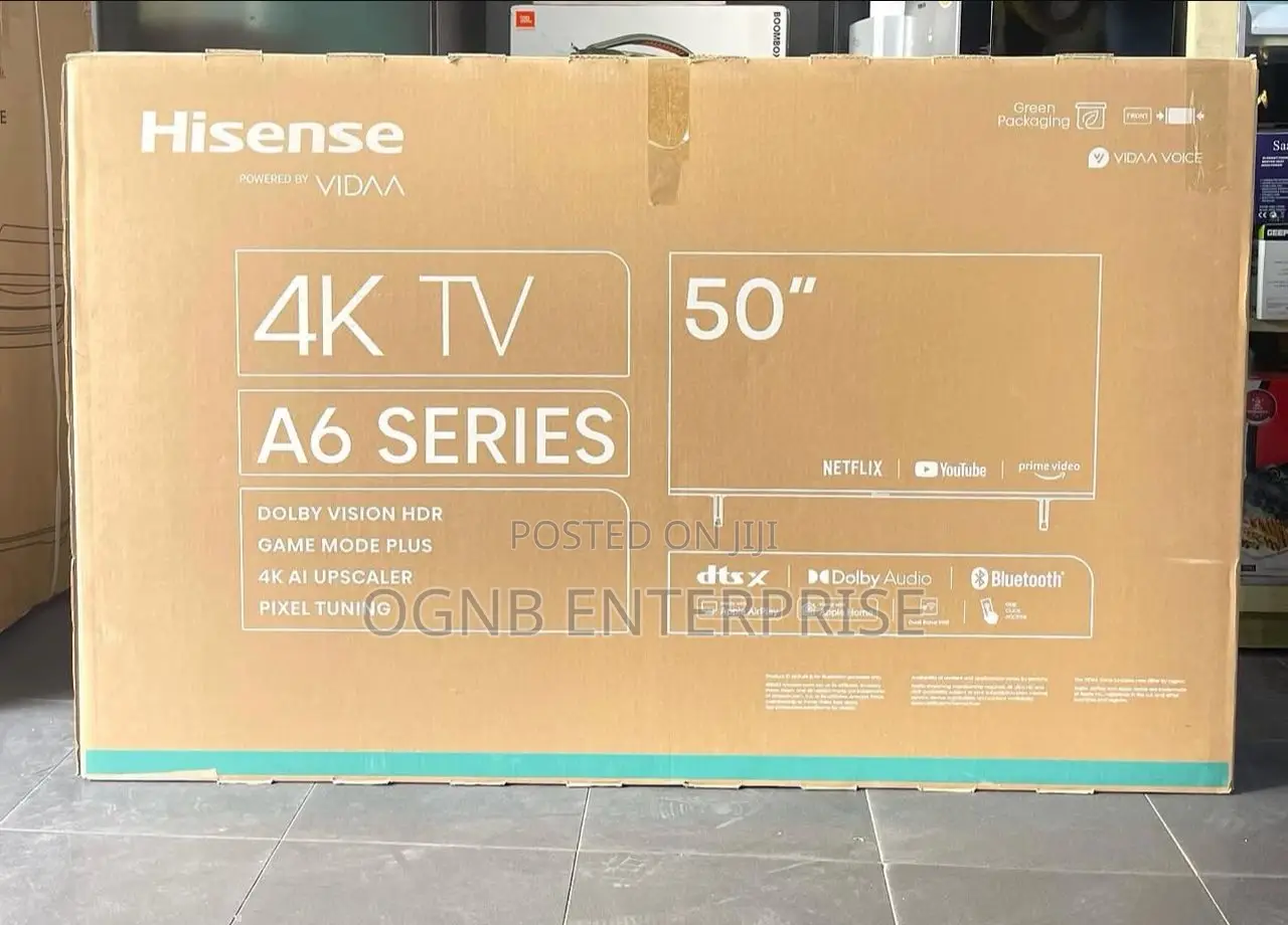 50" Hisense Smart Tv Original Web O S Vidaa
